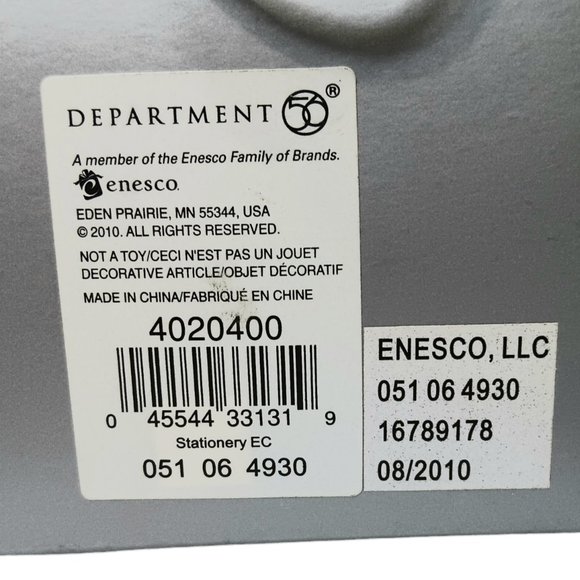 Department 56 Snow Baby with Cat Furr-ever Friends Christmas Ornament 2010 - Picture 5 of 7